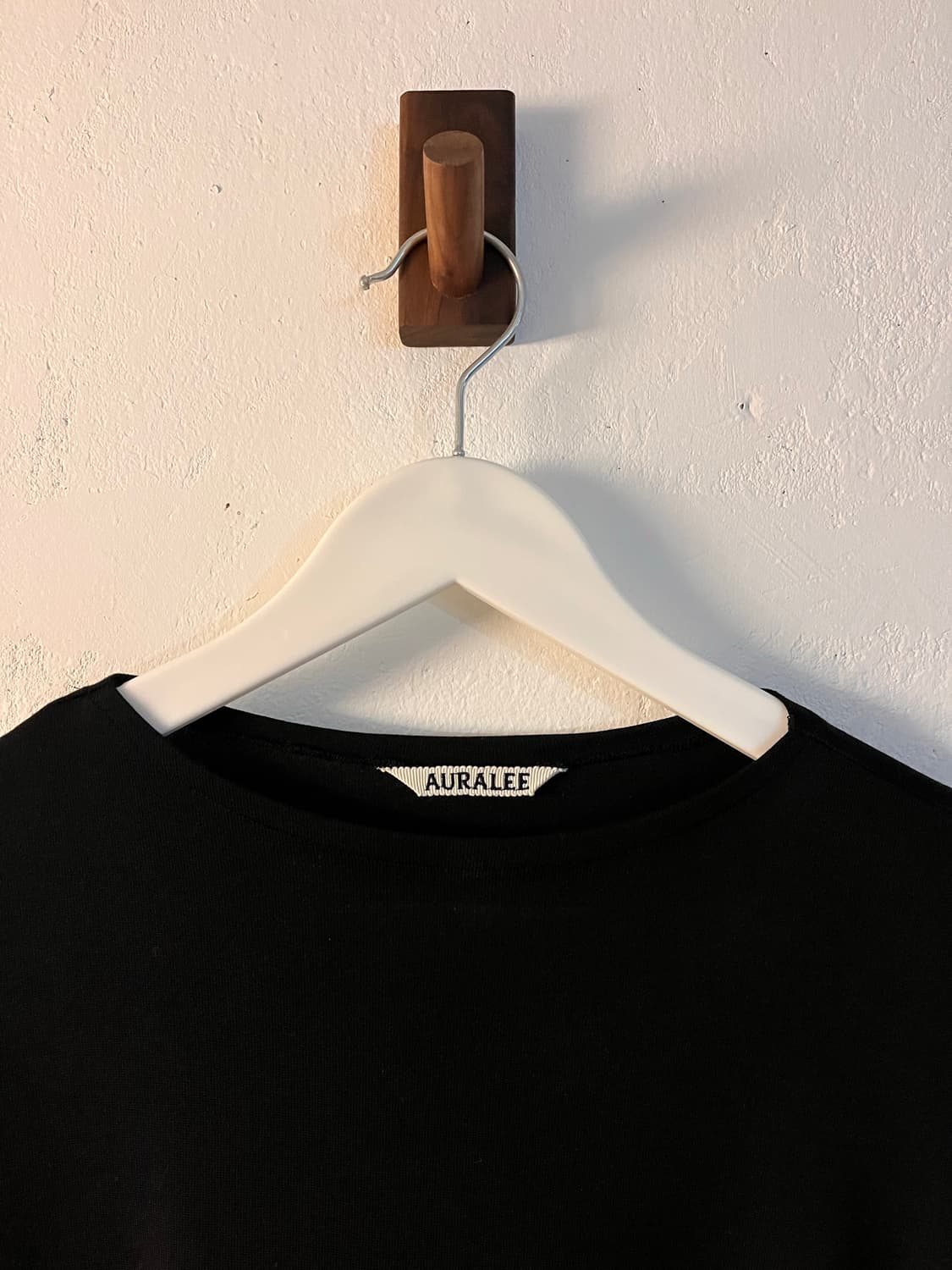 Auralee 오라리 블랙 롱슬리브 티셔츠  상품이미지2