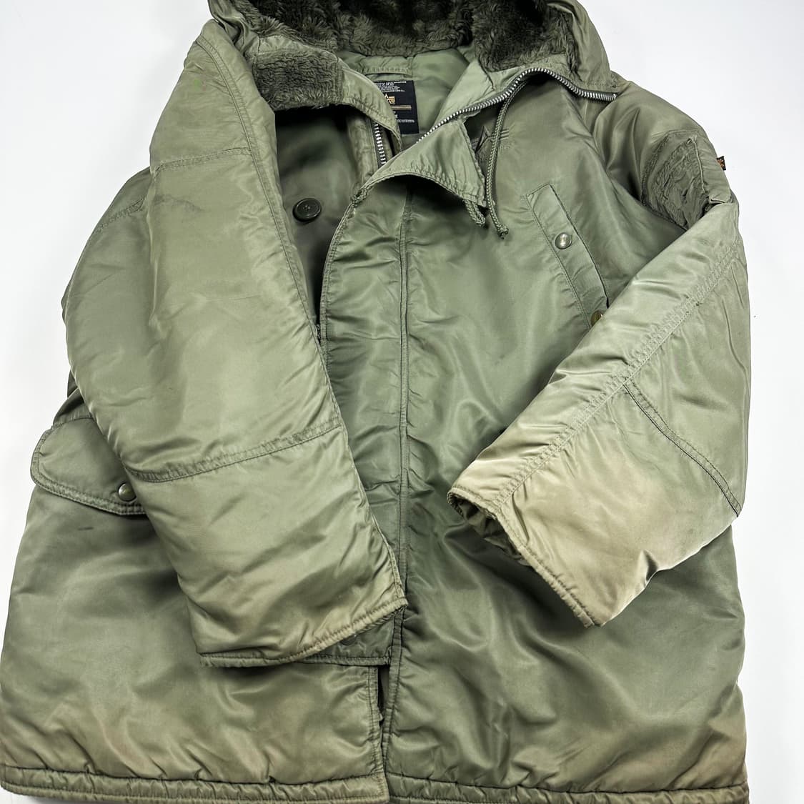 알파인더스트리 올드 빈티지 N3B 야상 파카 L 상품이미지5