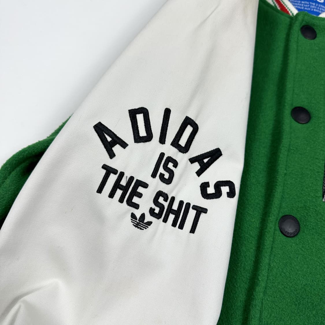 아디다스 오리지널 그린 바시티 스타디움 자켓 (S) 상품이미지8