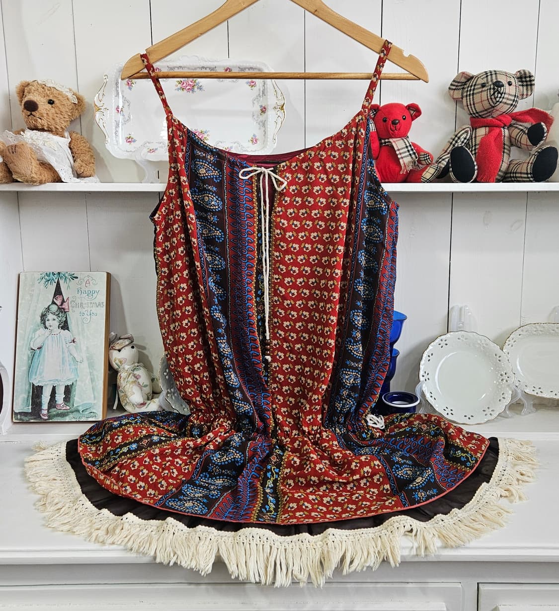 패턴 에스닉 보헤미안 원피스 상품이미지6