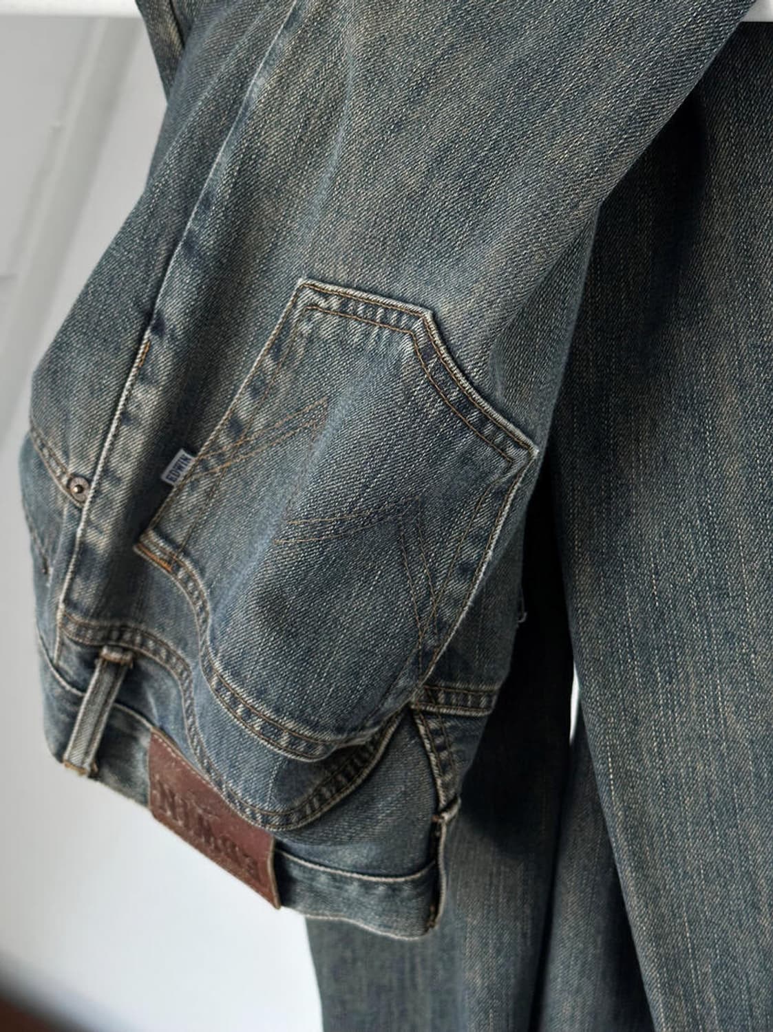 5pkt Denim wide straight pants 상품이미지1