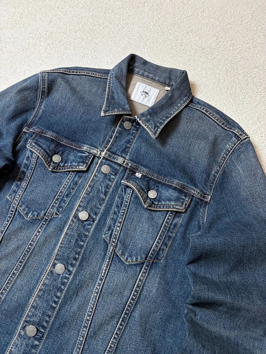 에드윈 00's 오리지널 재패니즈 데님 트러커 자켓 PN7809 상품이미지2