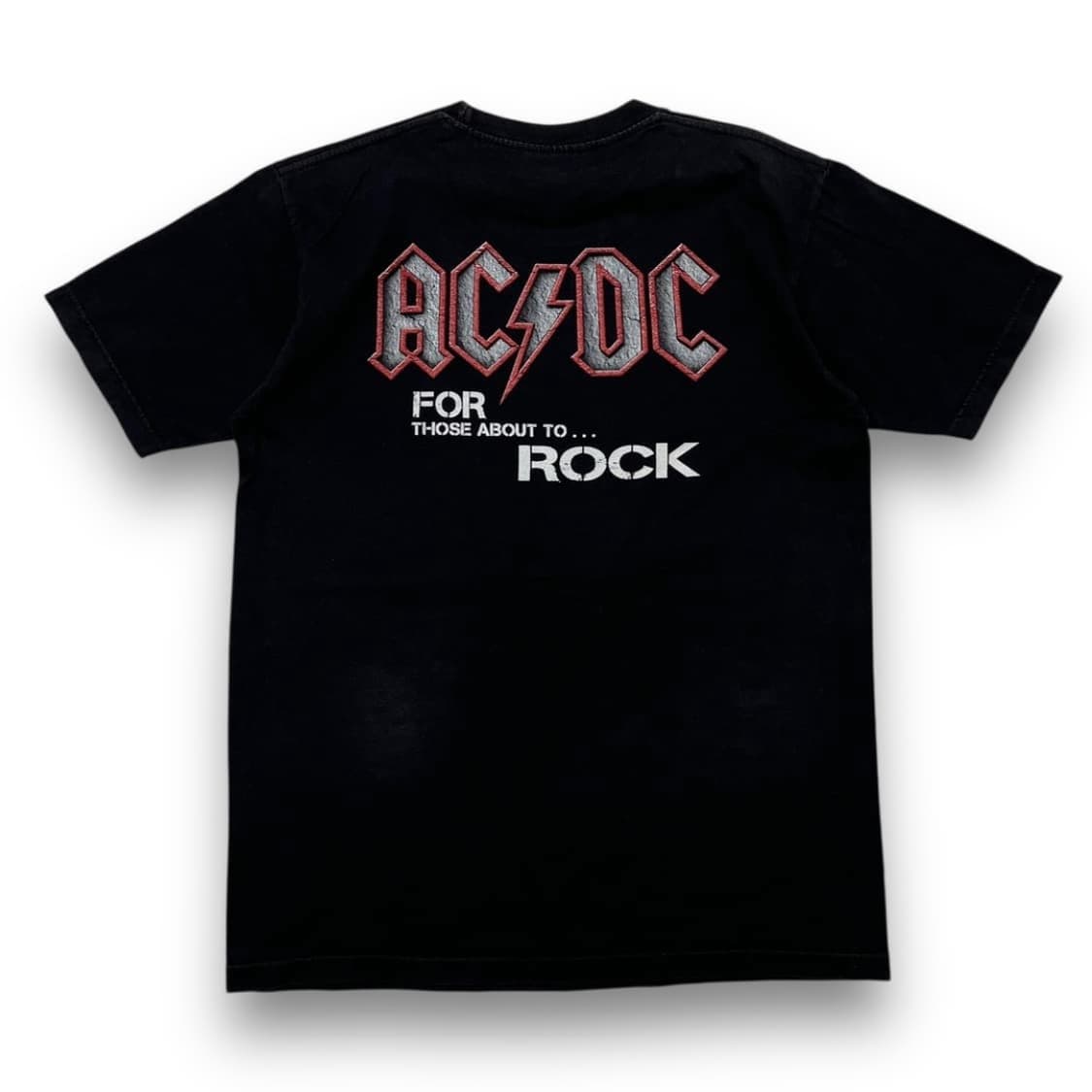 HEAD 올드스쿨 AC/DC 락 밴드 다크 반팔 티셔츠 상품이미지3