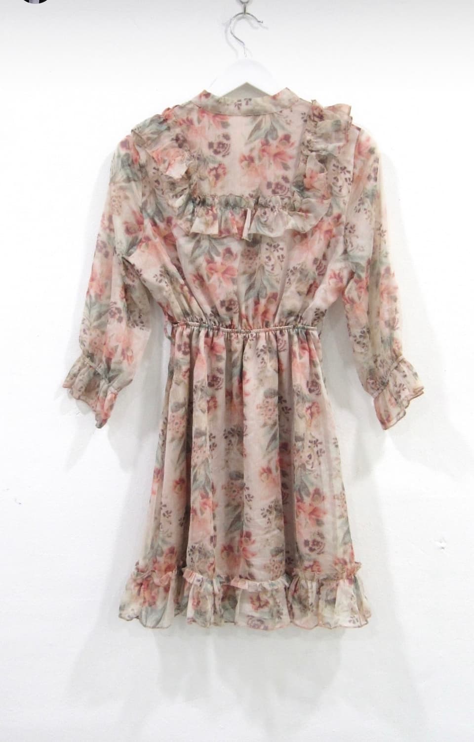 빈티지 페어리 플라워 플로럴 원피스 모리 하구미 오리엔탈코코모리크루빈티지 상품이미지3