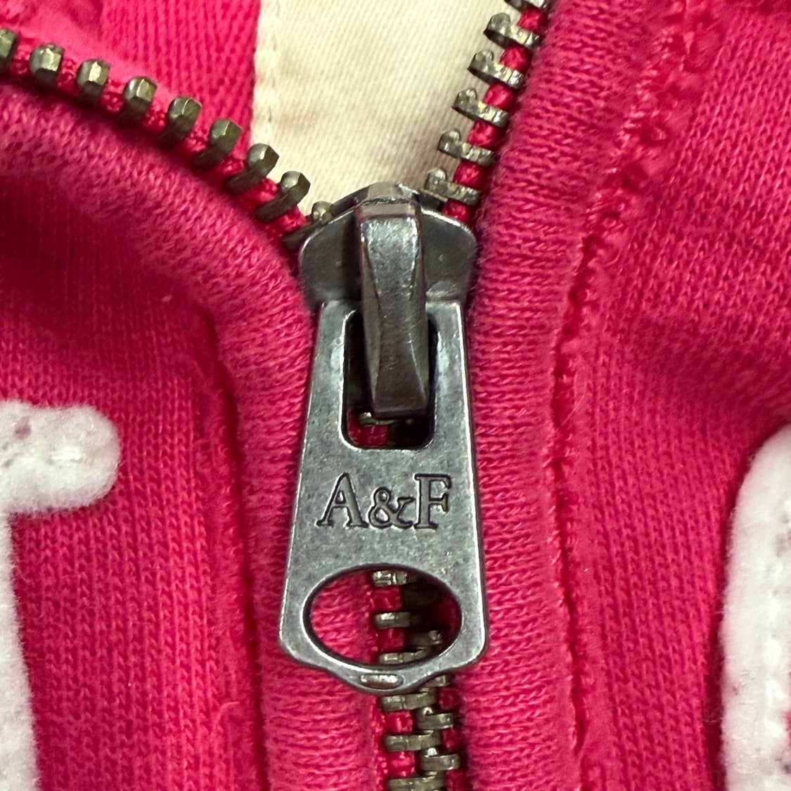 아베크롬비 핑크 딱붙 후드집업 상품이미지8