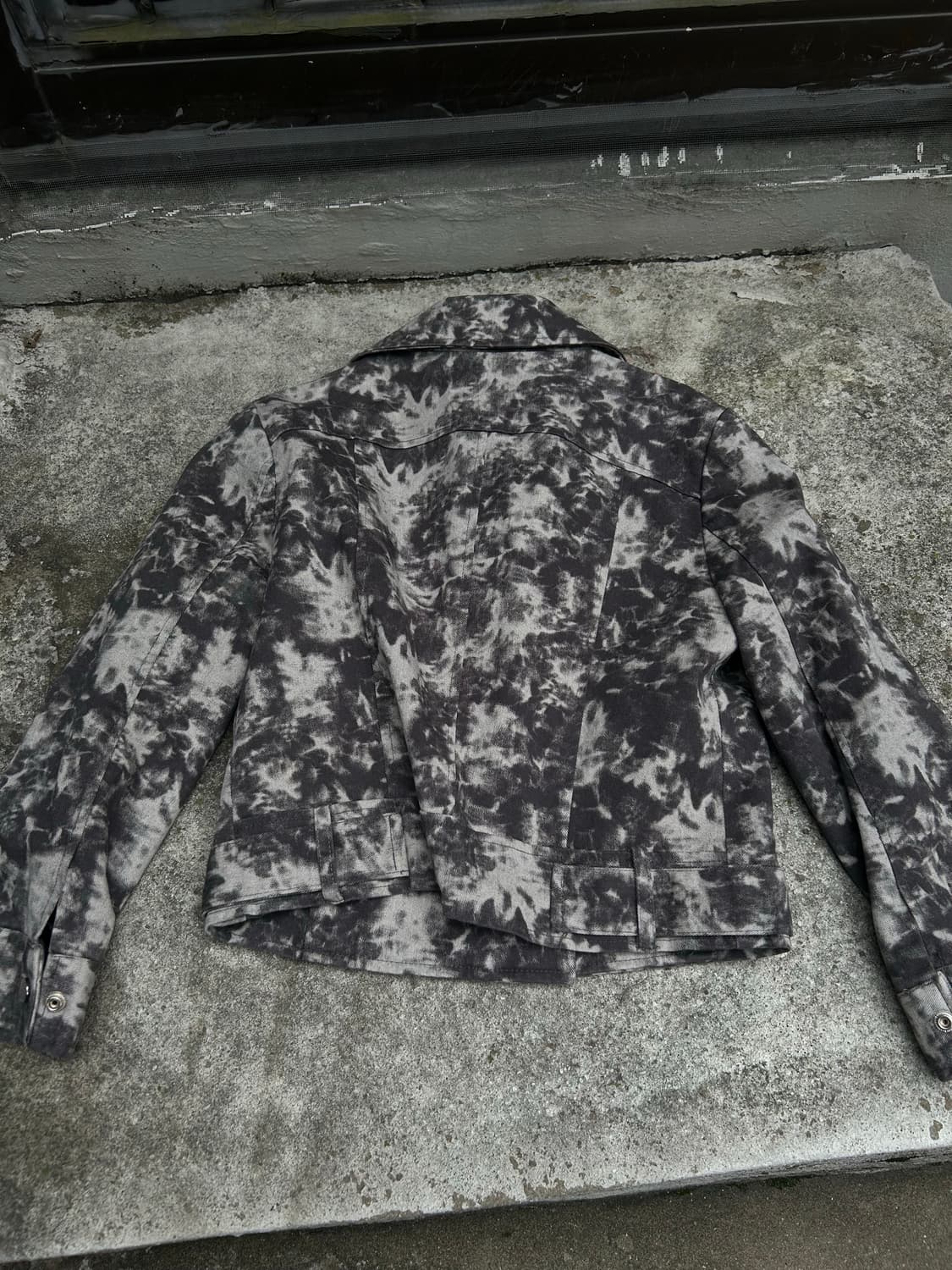 2000s VTG 락시크 워싱 y2k 크롭 데님자켓 상품이미지3