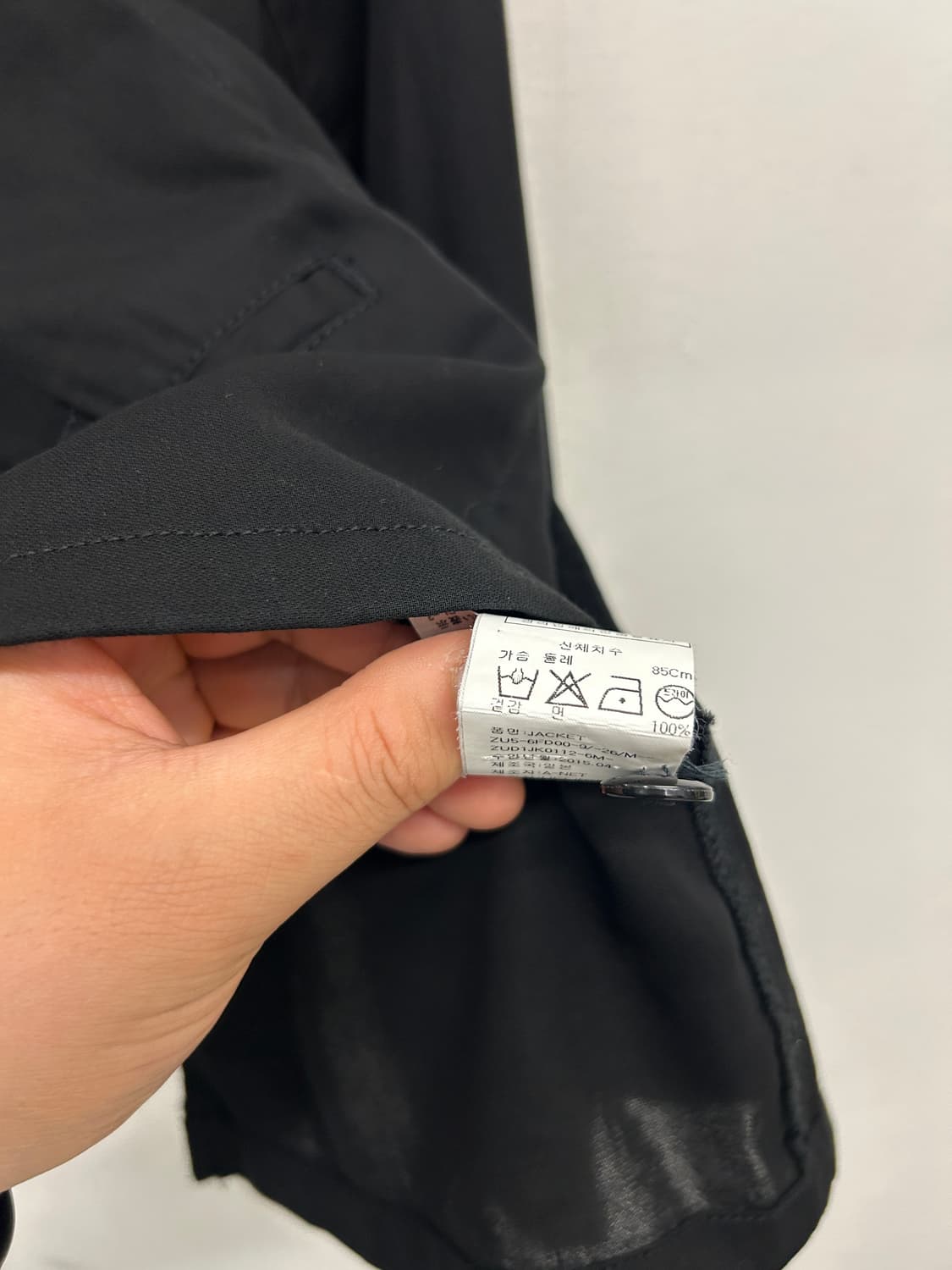 Zucca 쥬카 블랙 자켓 상품이미지5