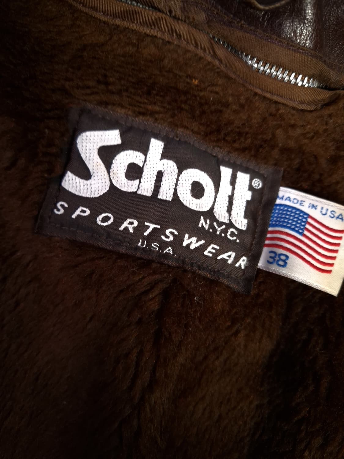 오리지날 미국제조 쇼트184S G-1 리얼레더 항공자켓 상품이미지4