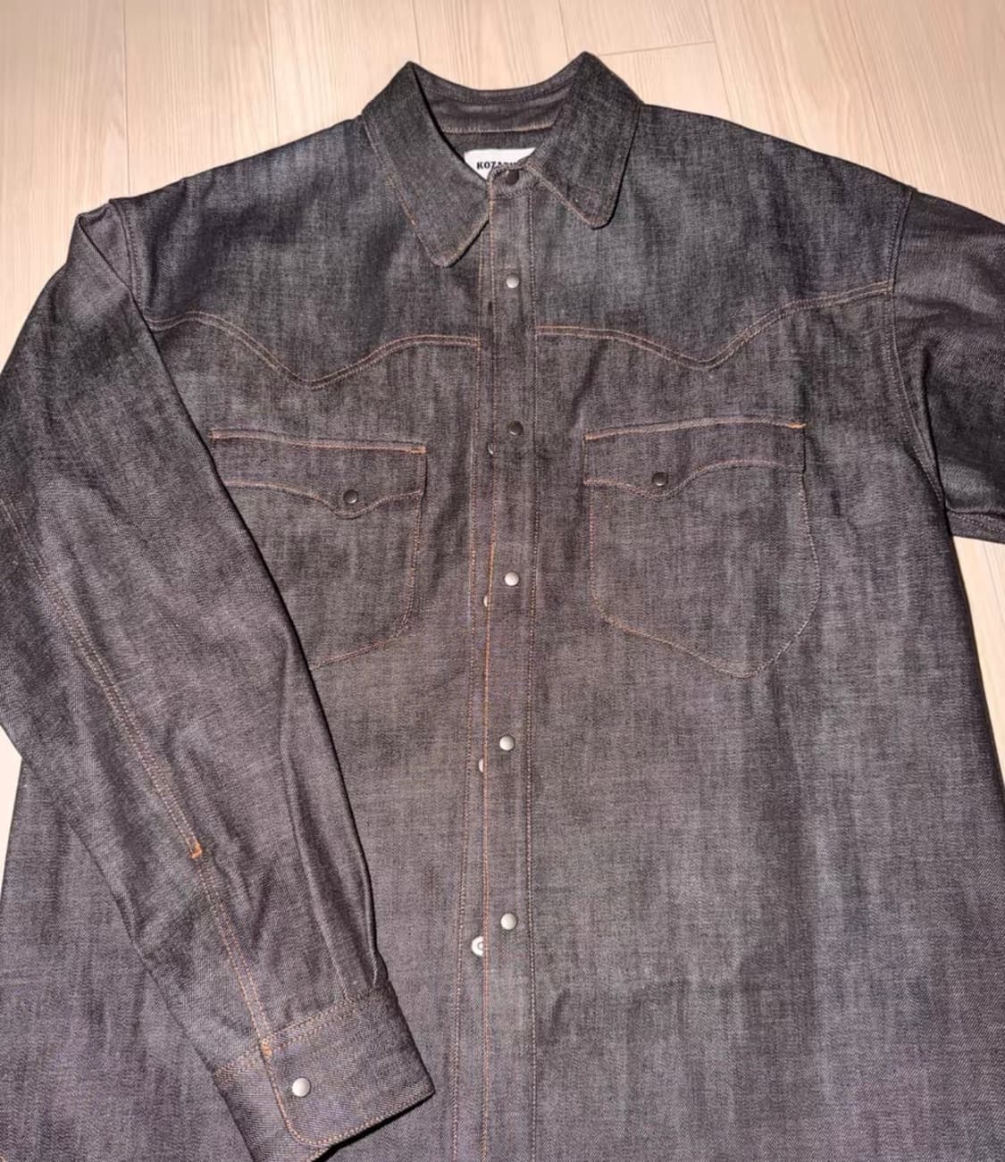 KOZABURO 데님 자켓 상품이미지3