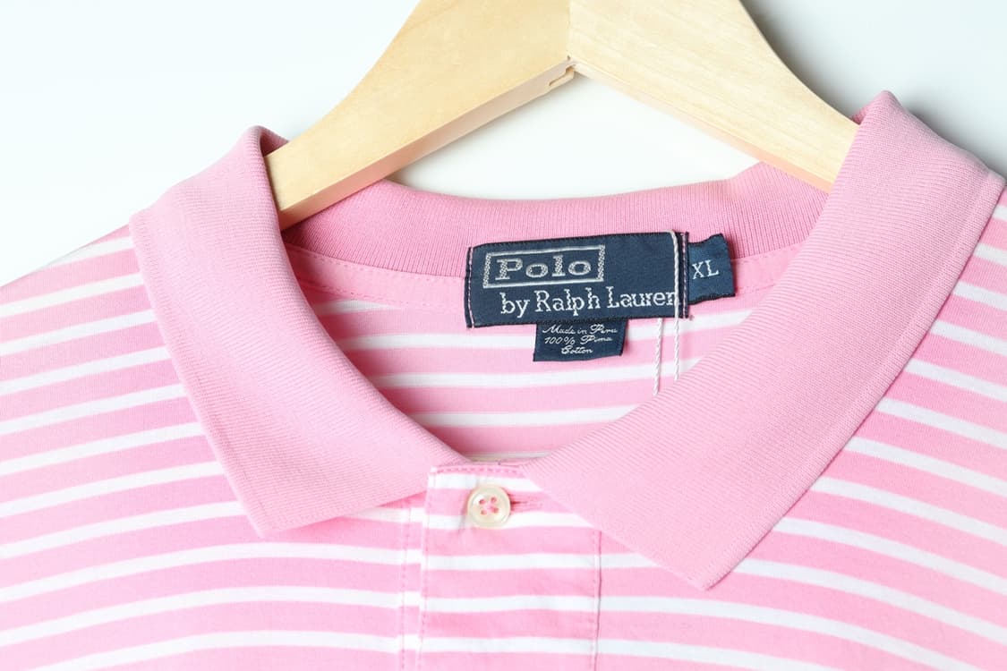 (XL-3XL) 폴로 랄프로렌 반팔 카라 티셔츠 USA 핑크-H30564 상품이미지6