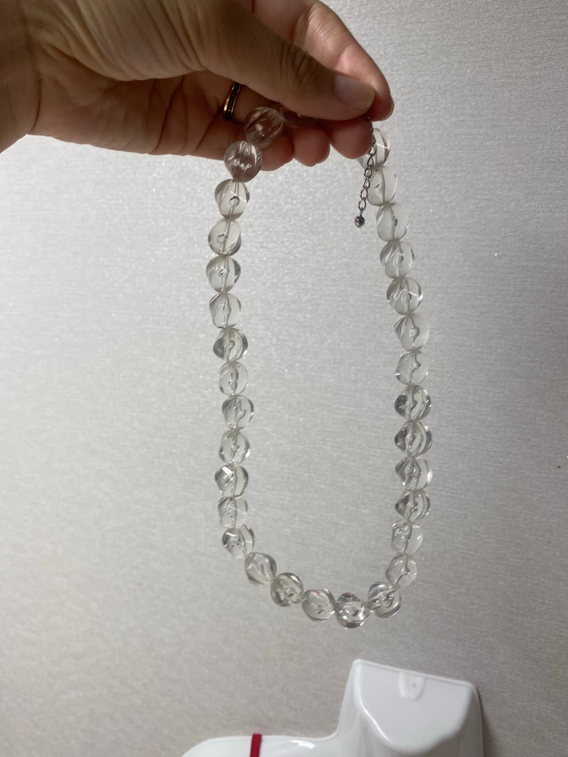 Y2k 아크릴 비즈 목걸이 일본 빈티지 상품이미지6