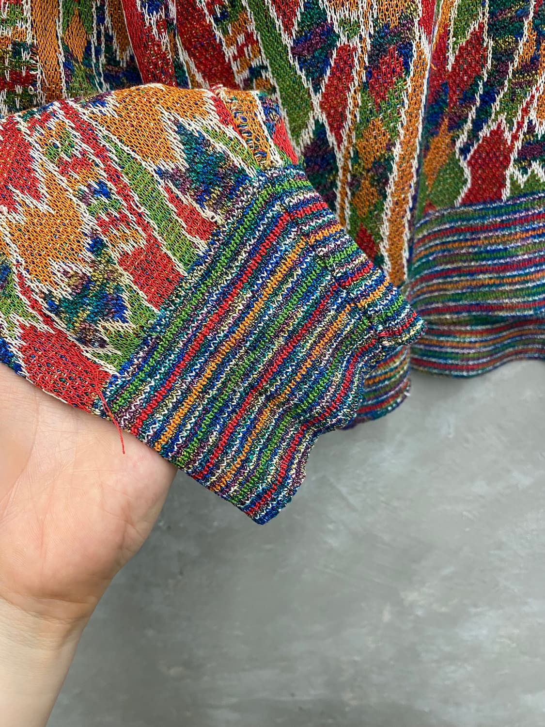 [48] 90s Missoni 미쏘니 이태리 메이드 에스닉 니트 상품이미지5