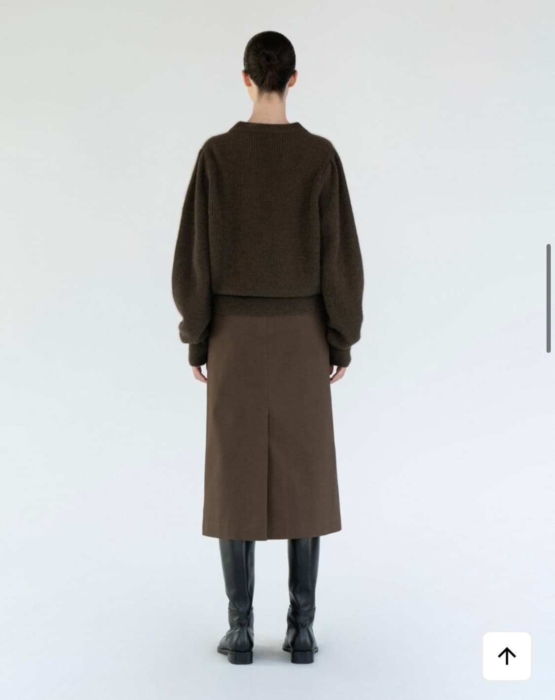 Lfm 엘에프엠 라쿤 볼륨 숄더 니트 상품이미지6