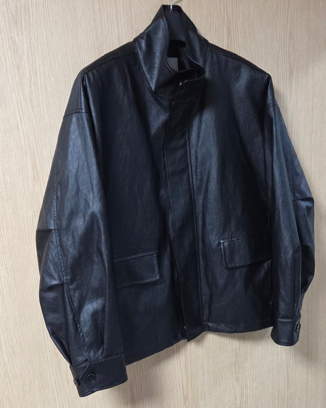 (착샷) 247시리즈 레더 필드 자켓 비건 상품이미지2