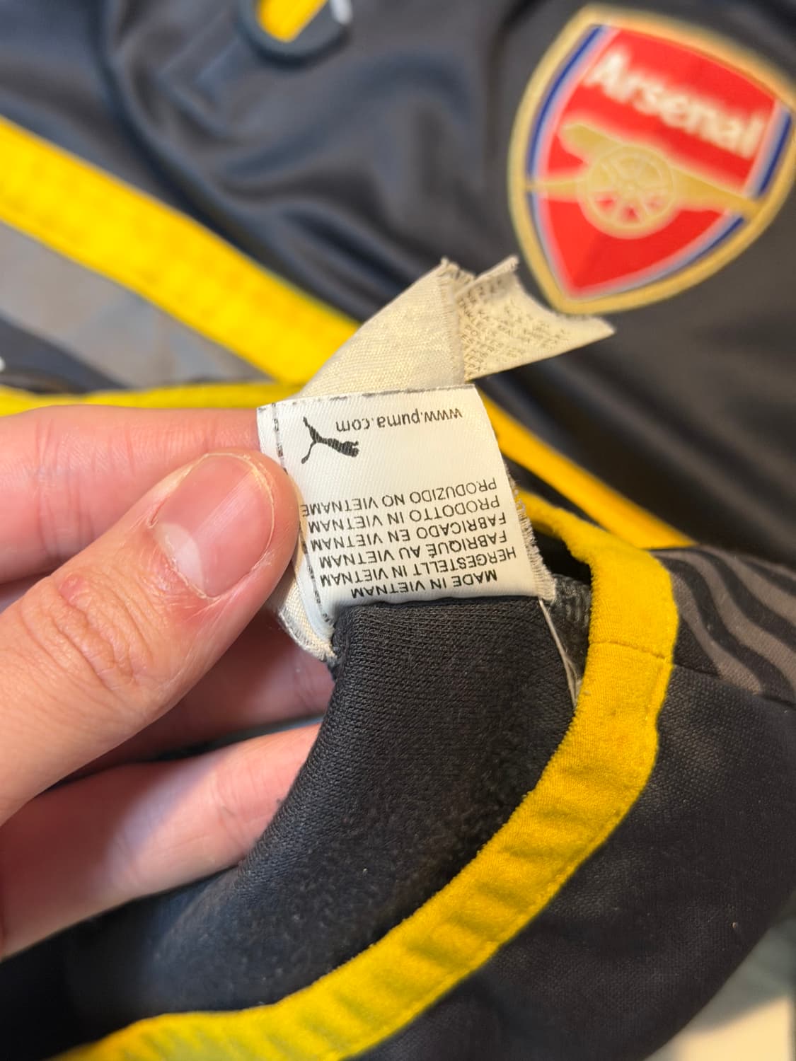 푸마 16-17 아스날 반집업 드릴탑 져지 상품이미지7