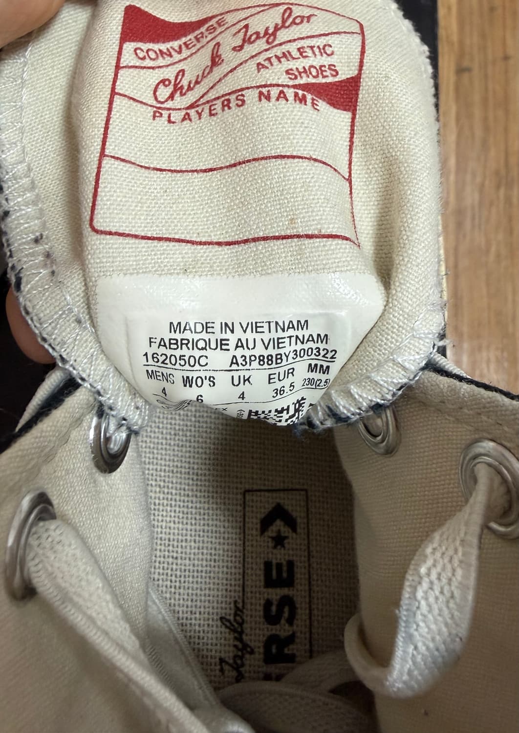 컨버스 척70 하이 블랙 230사이즈 상품이미지7