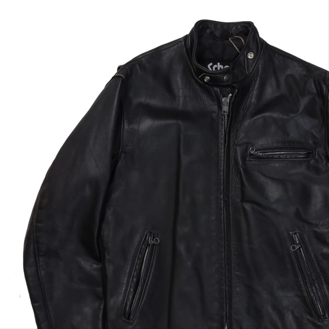 쇼트 Schott Leather Rider Jacket 상품이미지2