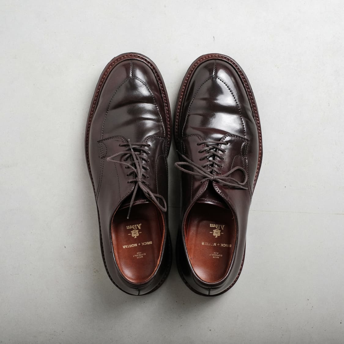 알든 별주 버건디 컬러8 코도반 스플릿토 Y팁 9.5D사이즈 상품이미지7