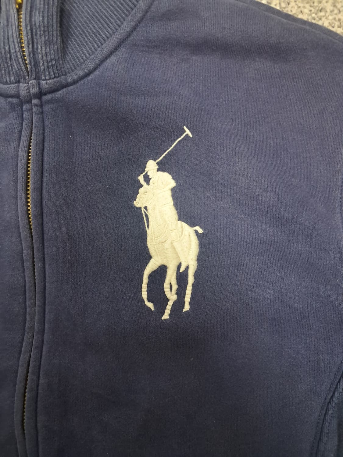 폴로 빅포니성조기 네이비 집업 상품이미지2