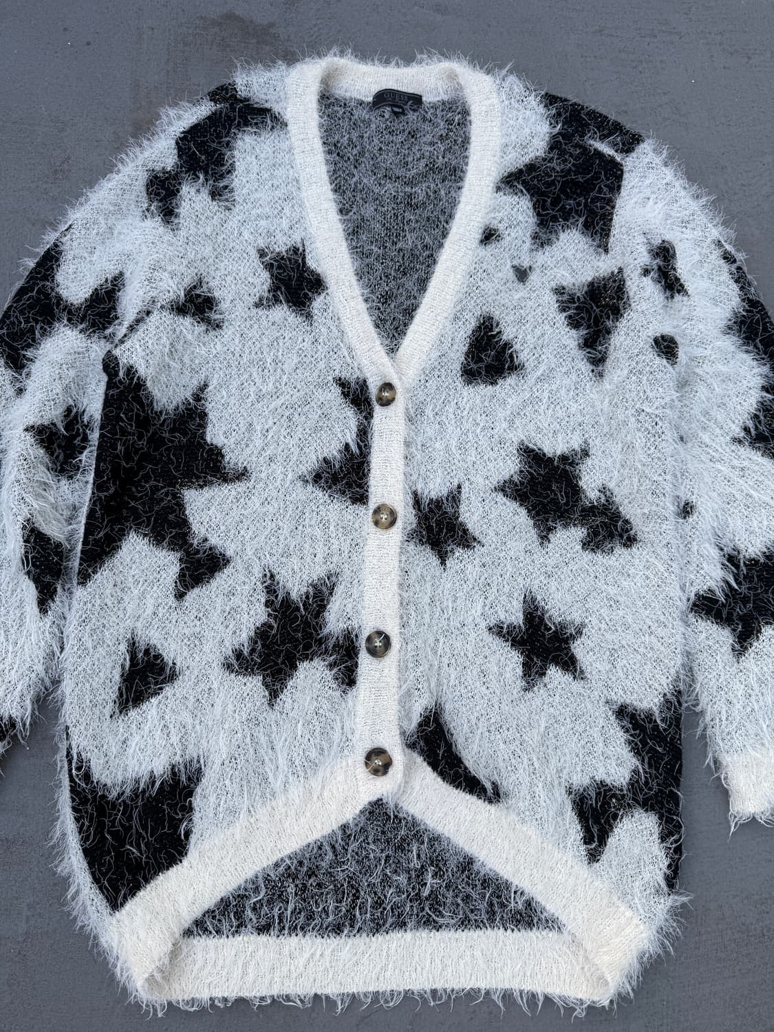 GUESS star fur cardigan 상품이미지7