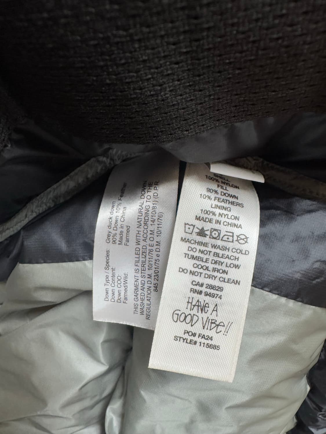 스투시 립스탑 패딩 L 상품이미지6