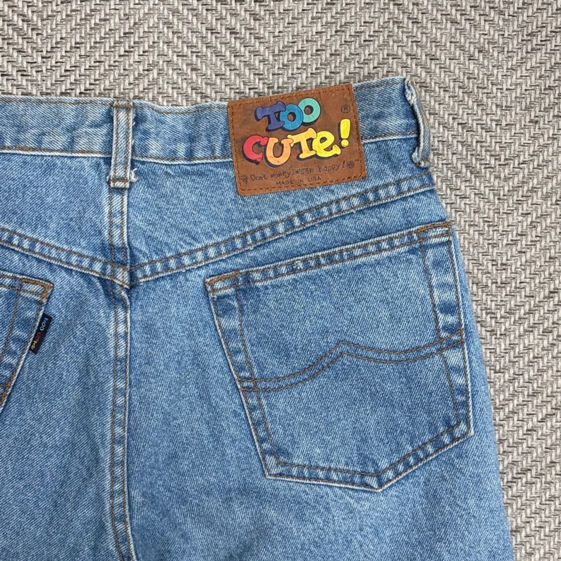 made in usa 빈티지 스누피 데님팬츠 v1098 상품이미지6