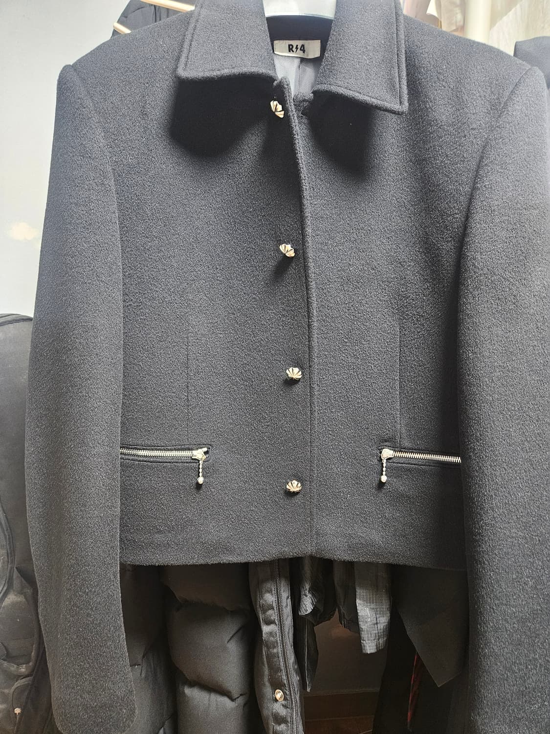 R-4 캐시미어 크롭 자켓 L  상품이미지2