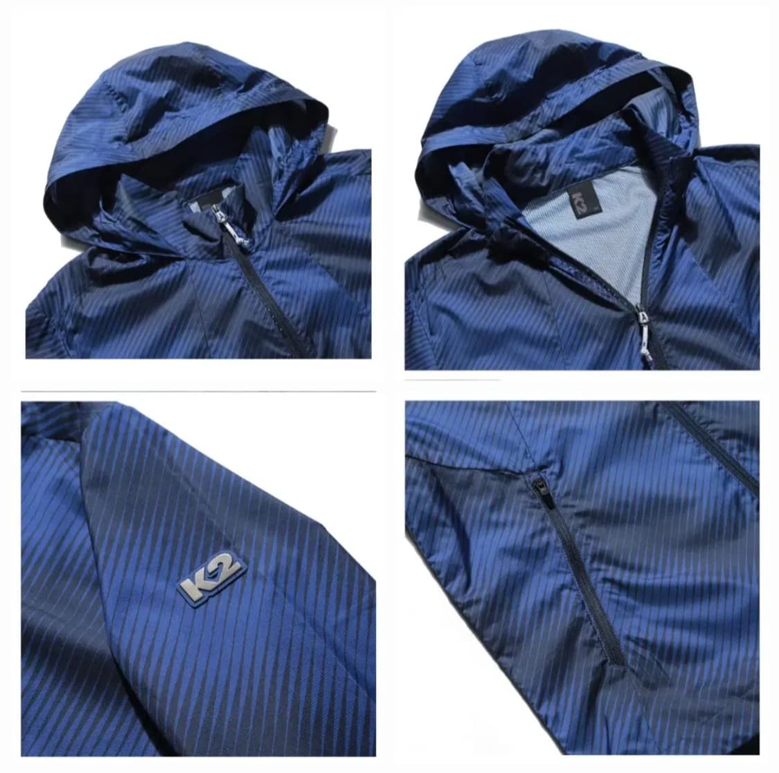 [새제품]K2 남성 바람막이 경량 자켓 블루95,100 상품이미지3