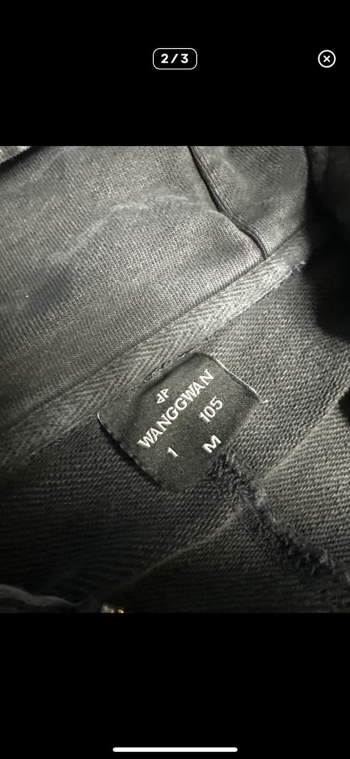 터프 데미지드 워싱 커스텀 후드집업 상품이미지2