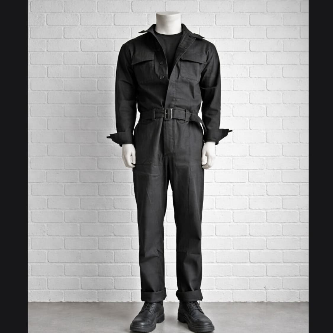 라지/ 블랙 점프수트/ LOWELL / 오버롤 / 2-두흰 상품이미지1