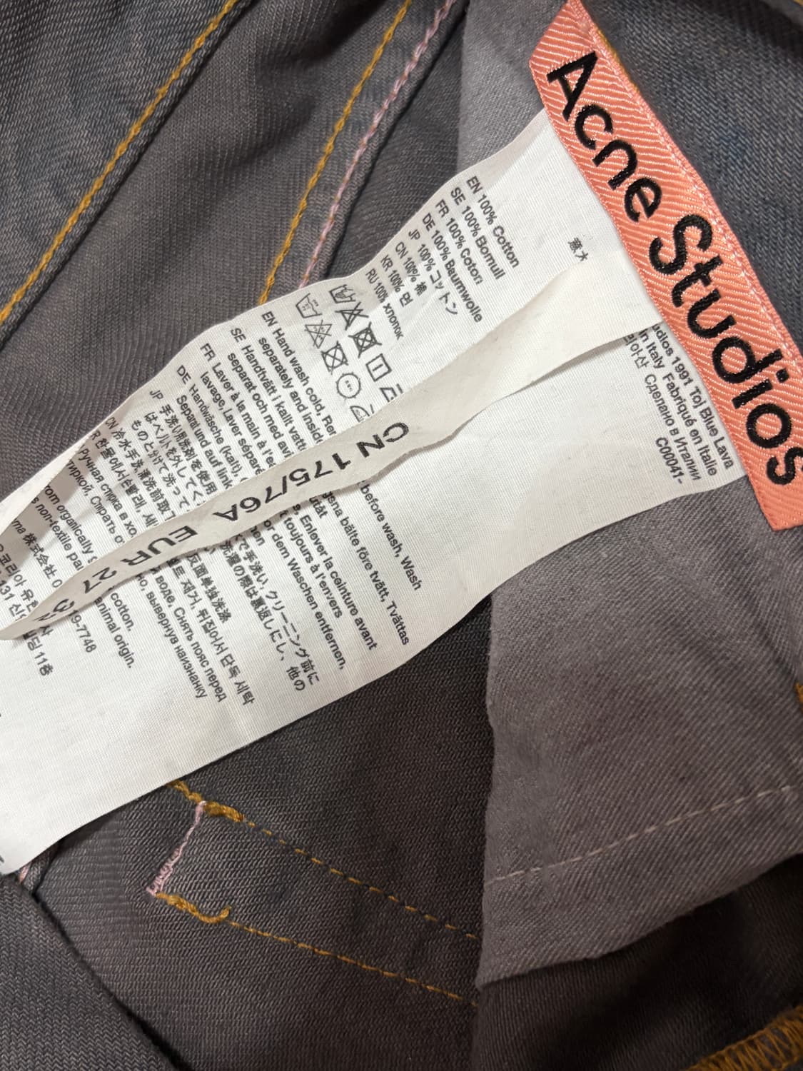 ACNE STUDIOS 아크네스튜디오 1991 TOJ Blue Lava 상품이미지5