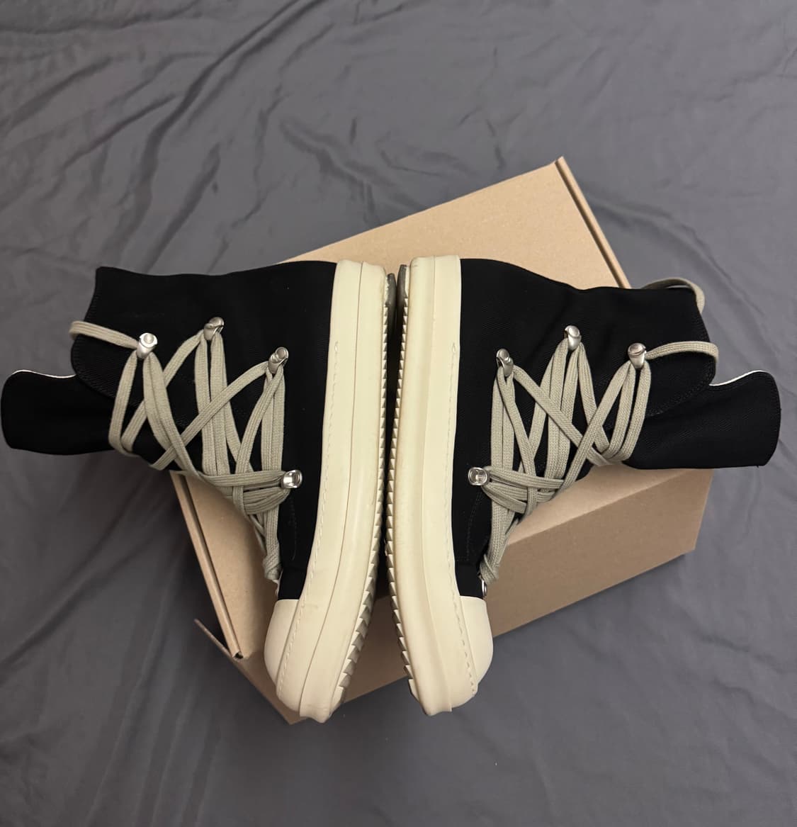 릭오웬스 25aw DRKSHDW 메가레이스 라몬즈 스니커즈 42.5 상품이미지3