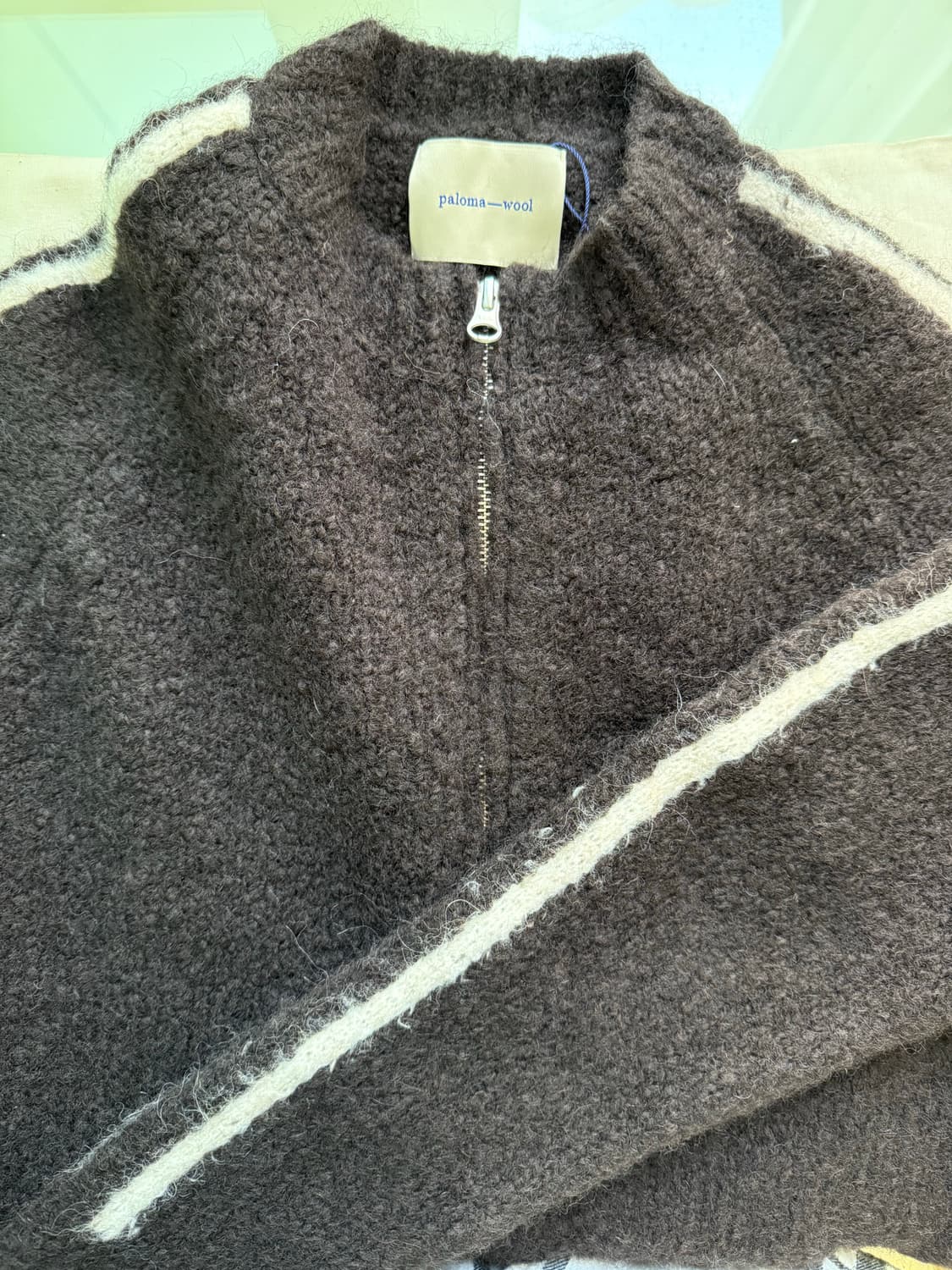 Paloma wool 팔로마울 Grand Slam Zip 니트 가디건 S 상품이미지5
