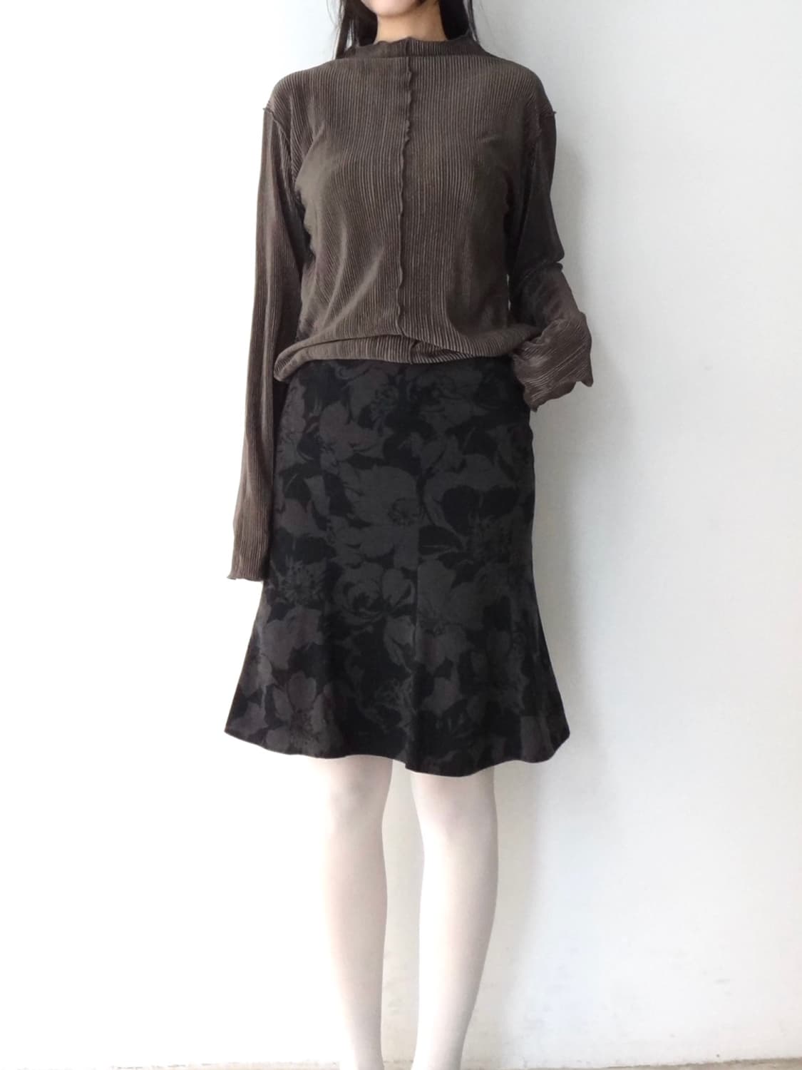 Glossy ribbed basic sleeveless  상품이미지7