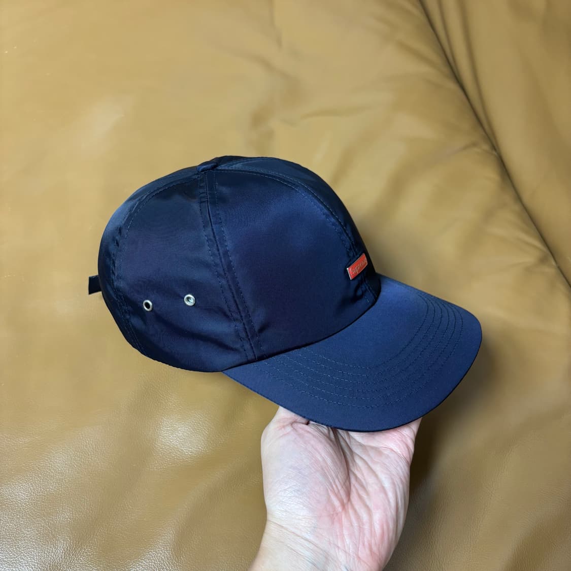 Supreme 슈프림 네이비 6패널 볼캡 모자 (Navy) 상품이미지3