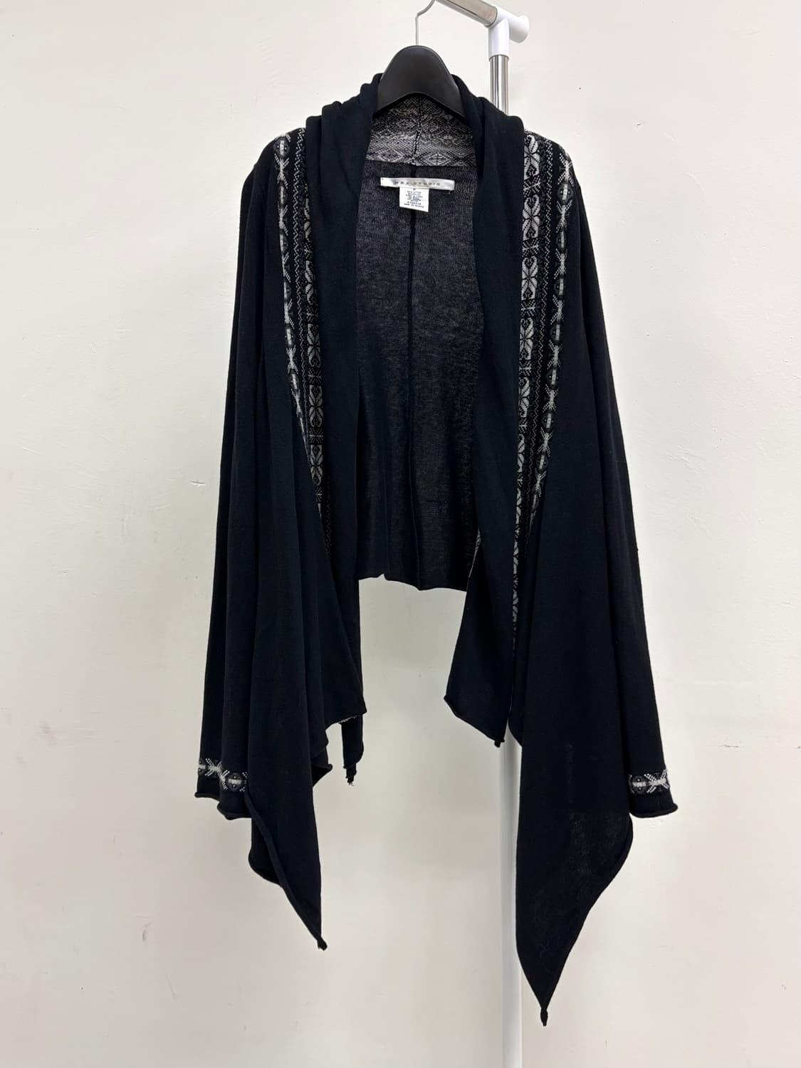 빈티지 에스닉 보헤미안 히피 블랙 가디건 상품이미지4