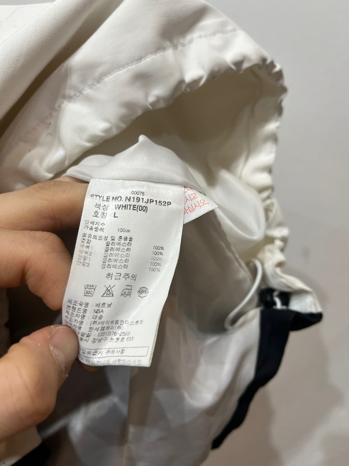 NBA LA LAKERS 레이커스 아노락 L 상품이미지5