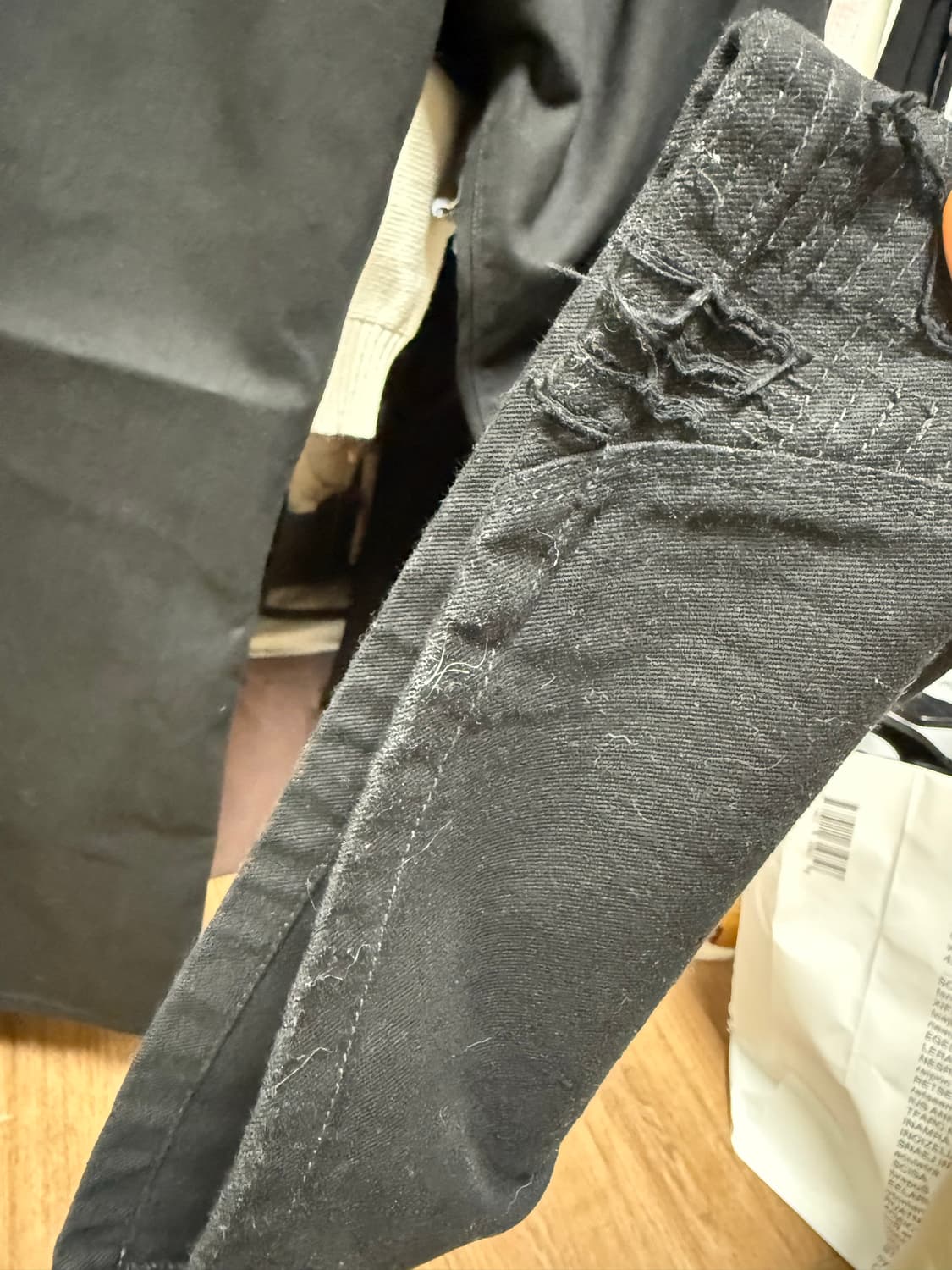 폴리테루 1011 웨스턴보로팬츠 블랙 4 상품이미지2