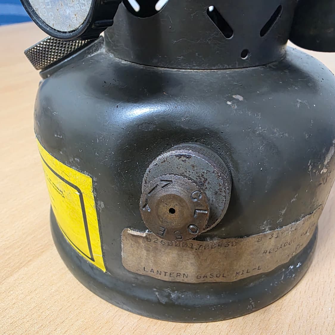 1980년대 미제 S.M.P 밀리터리 가솔린 랜턴 MIL-L 상품이미지9
