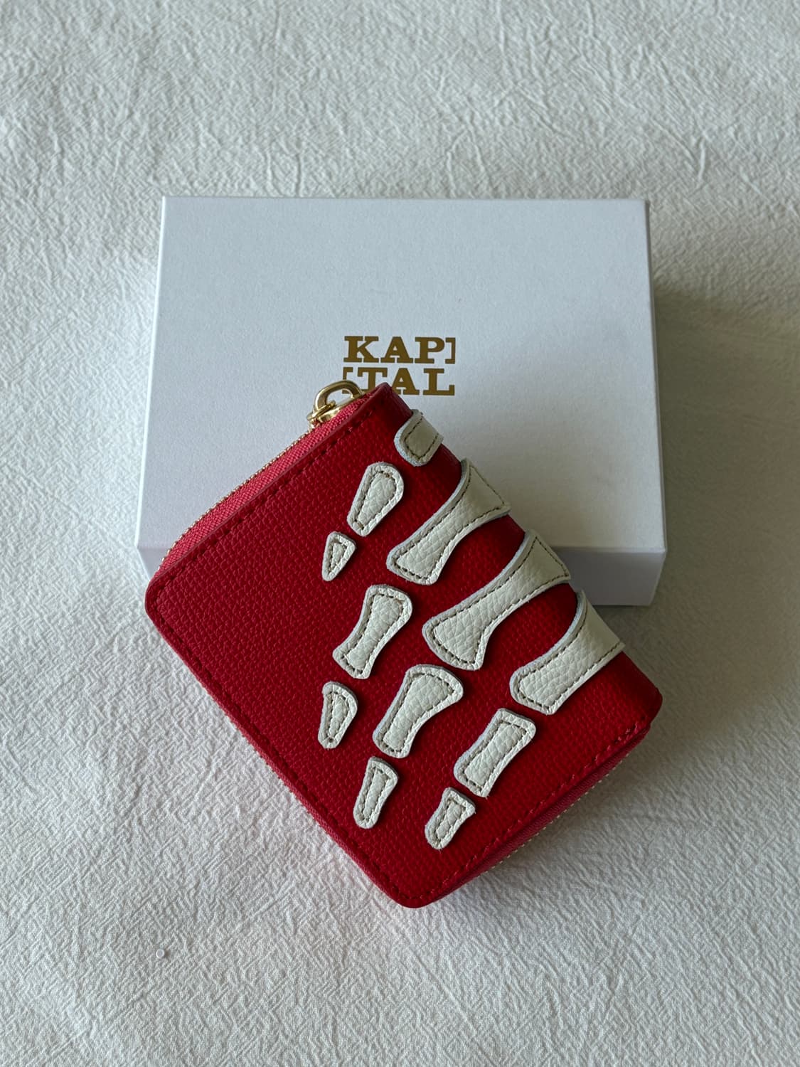 [한정상품/미개봉새상품] kapital 떰즈 업 본 지갑 미니 상품이미지1
