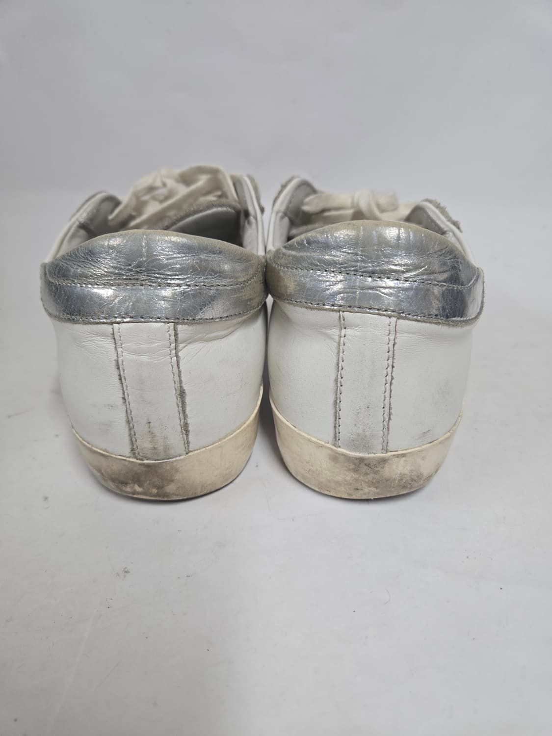 필립모델 화이트 실버 스니커즈 38 상품이미지4