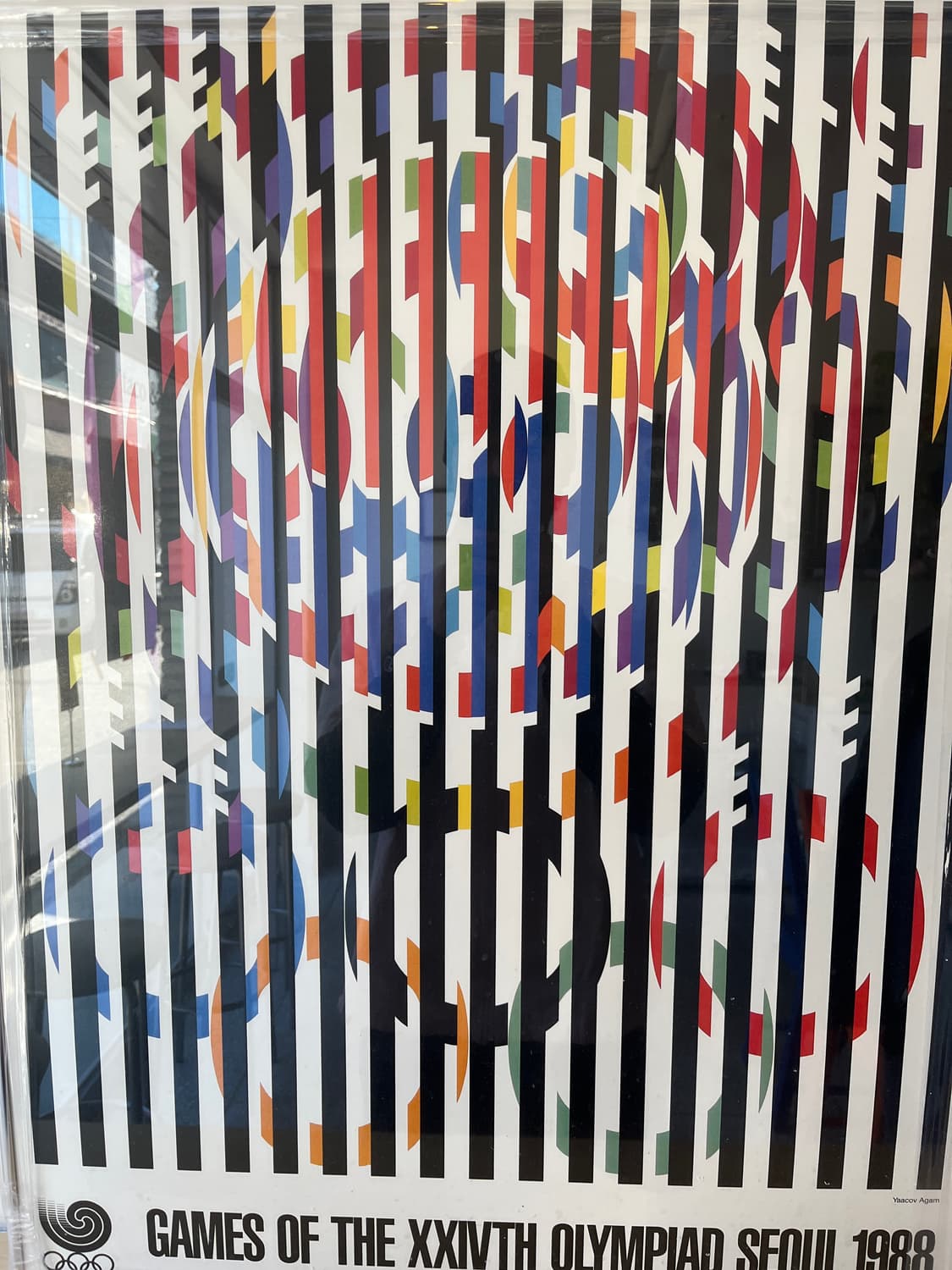 1988 서울 올림픽 야콥 아감 오리지날 포스터 액자 상품이미지2