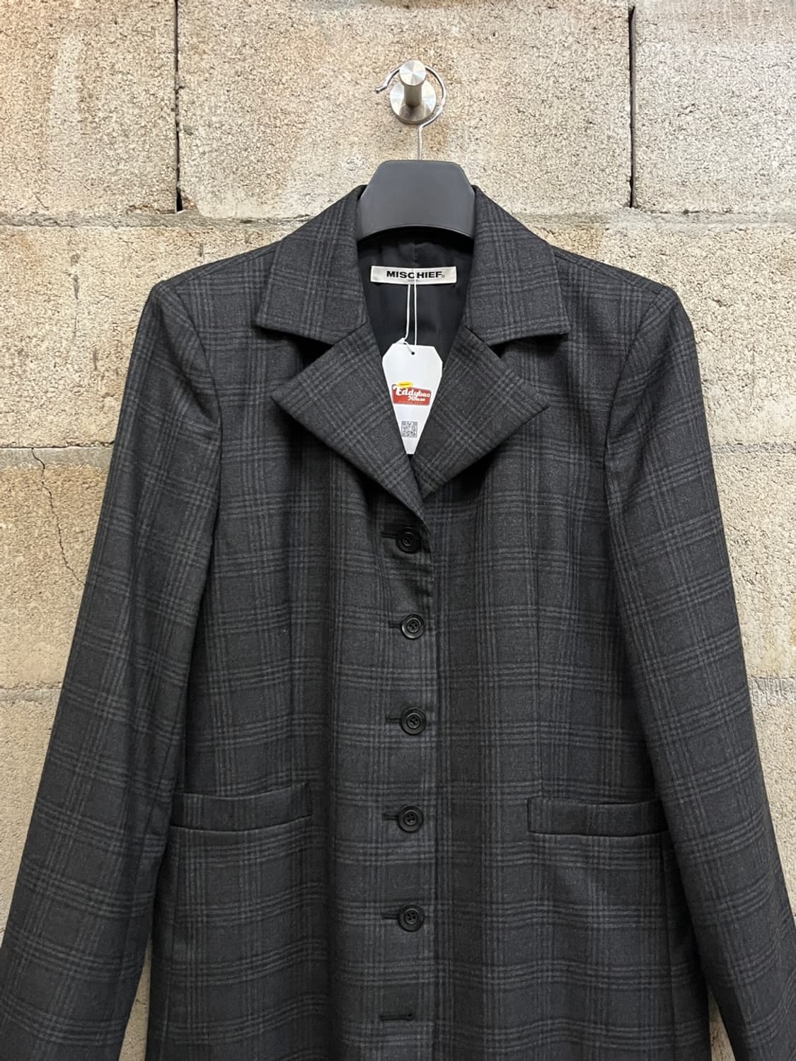 미스치프 19 F/W 체크 울 자켓 상품이미지2