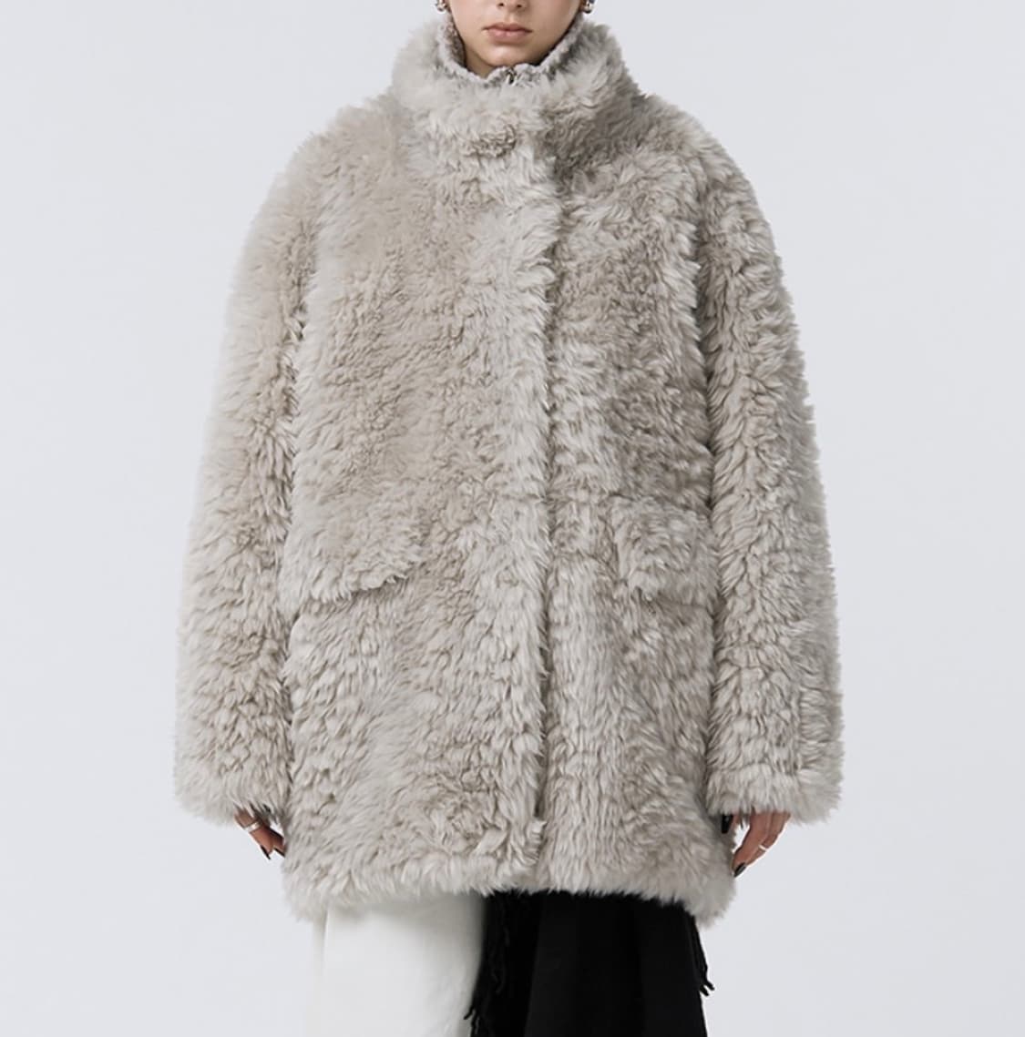 트리밍버드 퍼하프코트/퍼자켓 판매해요 상품이미지1