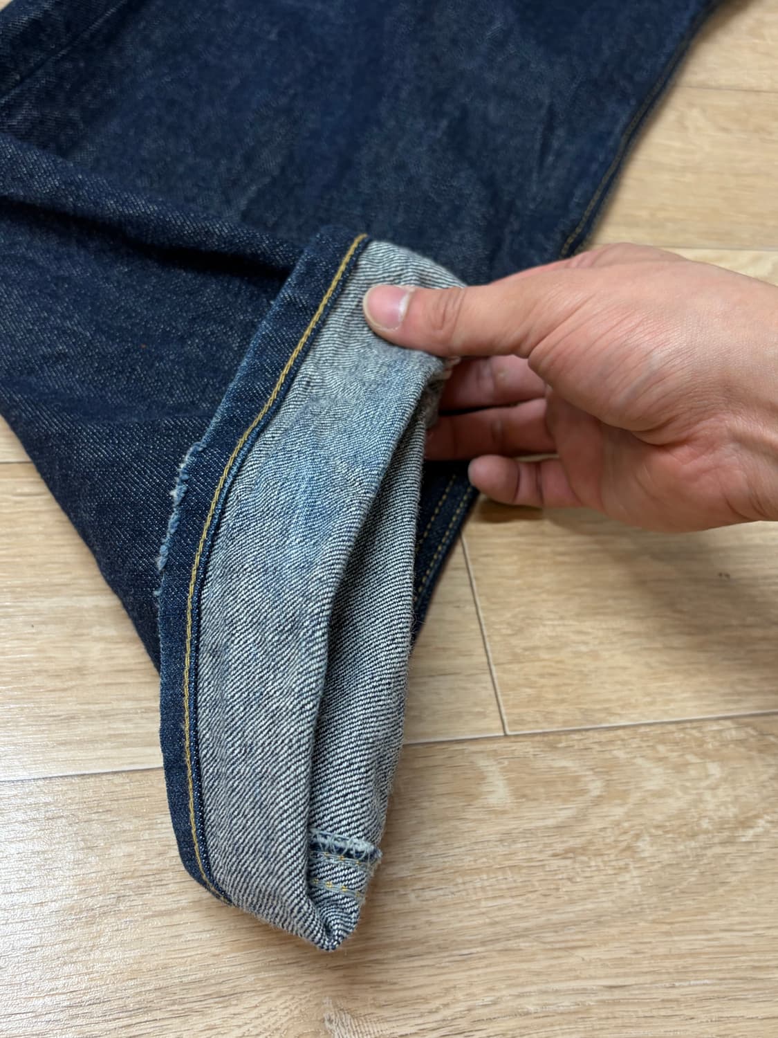 유니폼브릿지 셀비지 데님 L 상품이미지6