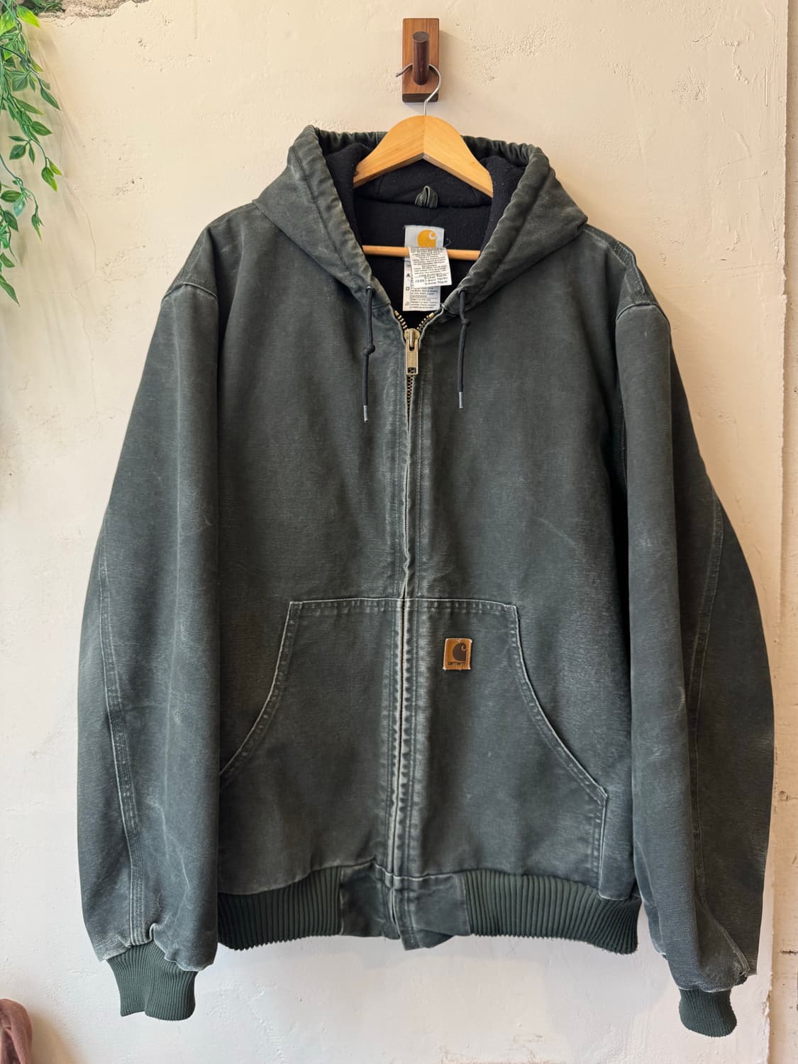 칼하트 J130 액티브자켓 mos green xl 상품이미지1