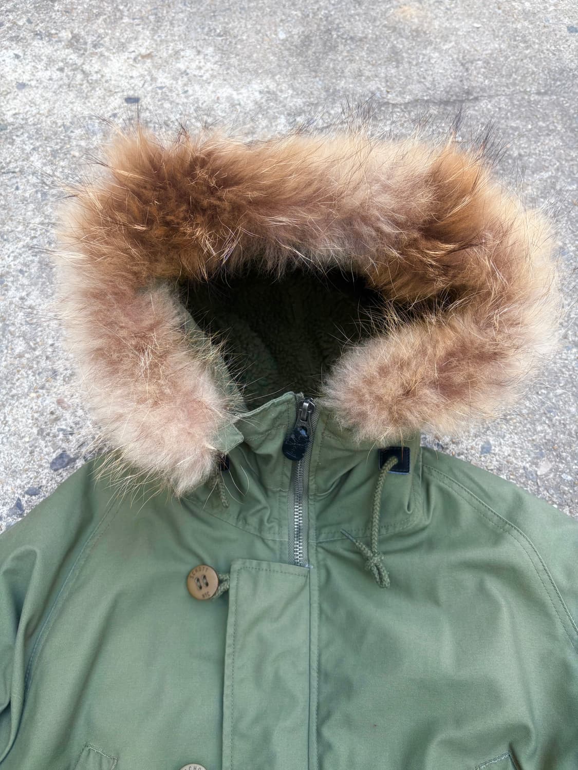 Schott NYC N3B 라쿤 파카 상품이미지5