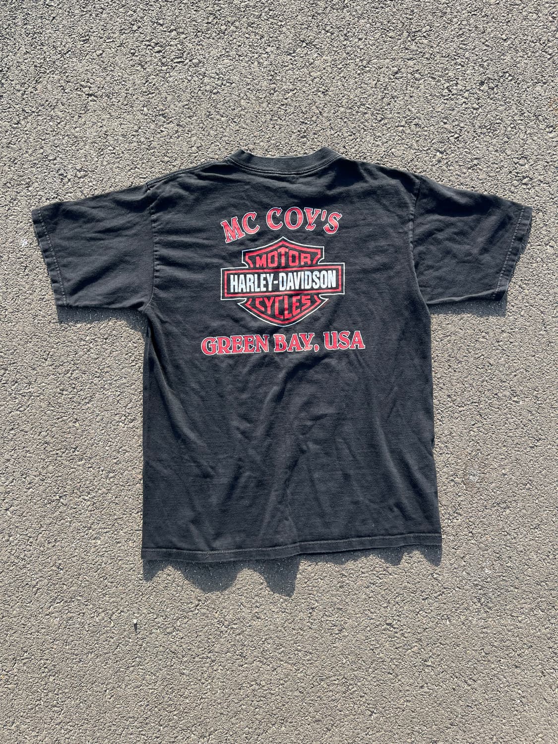 90s 할리데이비슨 MC COY'S GREENBAY 티셔츠 🇺🇸 상품이미지6