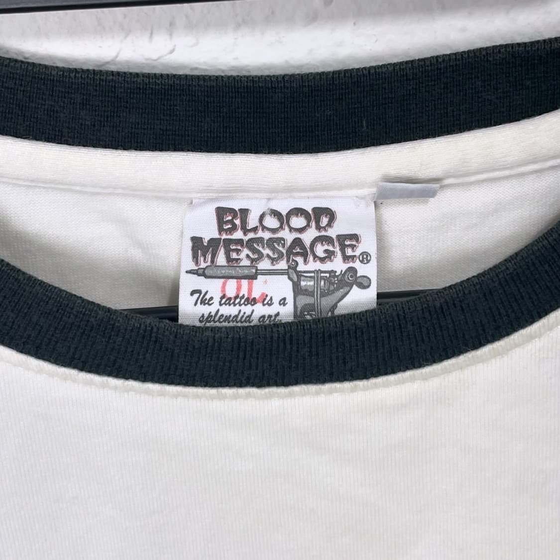Blood massage old 90’s T shirt 상품이미지6
