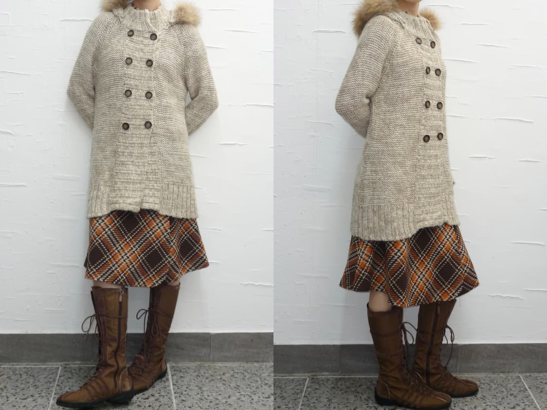 oatmeal cozy hooded cardigan 상품이미지1